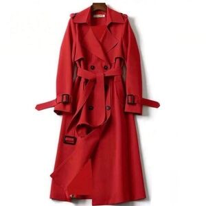 Double Breasted Light Trench Coat